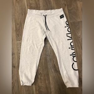 Calvin Klein Performance Womens Gray Joggers Sweatpants Size XL